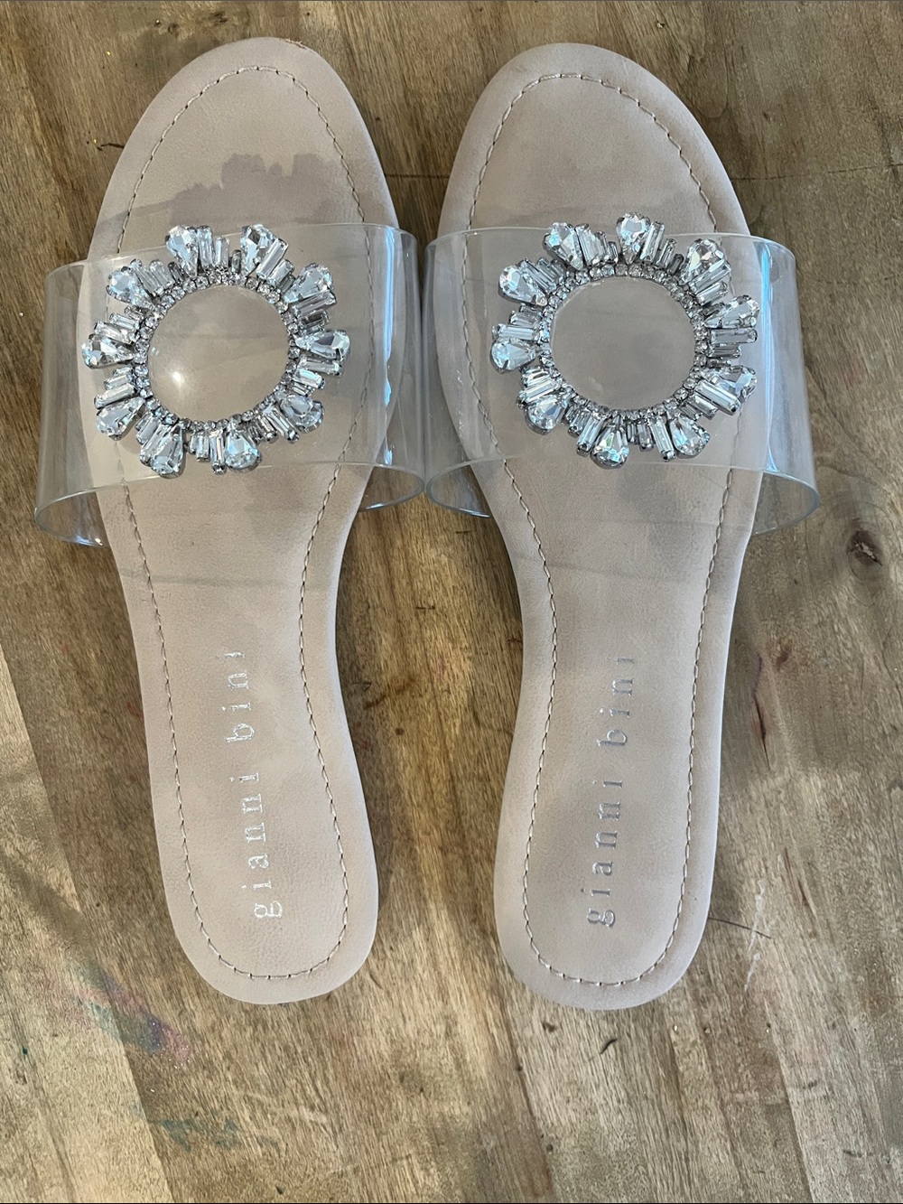 Gianni Bini Crystal Slides